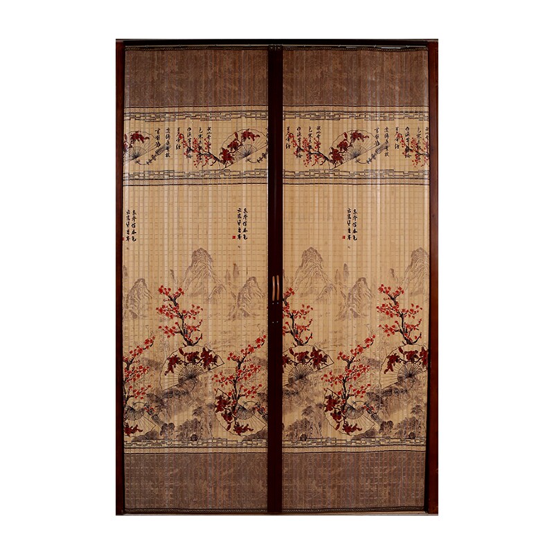 极速Bambodo Curtain door curtain bamSbjoo curtain shutter fo