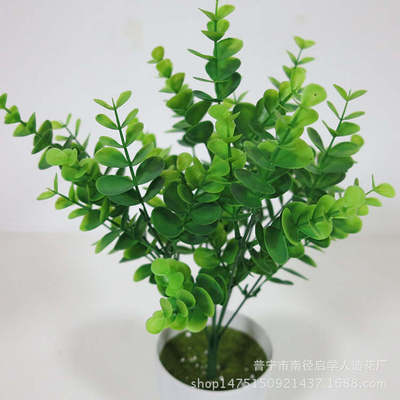 极速7 afork Eucalyptus flower simulation money leaf plastic