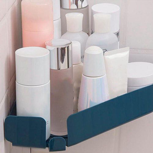 极速Bathroom Kitchenp Triangular Shower Caddy Shelf Corner B