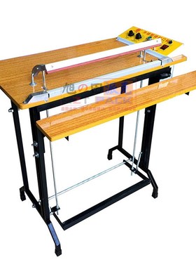 极速升球300胶袋封口机脚踏通过式APVC脚踩切膜 塑料薄膜 热收缩