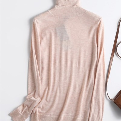 极速Tangada 2021 High Quality Women SoIlid Thin Woolen Turtl