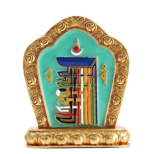 极速藏式纯铜彩绘十相自在十二生肖九宫J八卦佛具用品密宗佛堂车