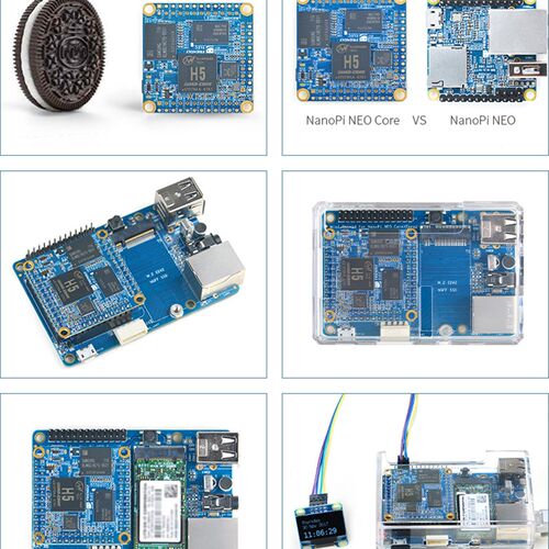 极速友善开源超小 NEO Coreu  Core2,全志H5,IoT开发板,运行Ubunt