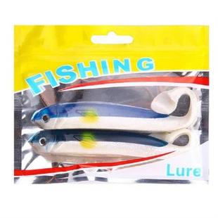 极速2023 New 2pcs Soft Fishing Lure 12Jcm 10g Silicone Bait