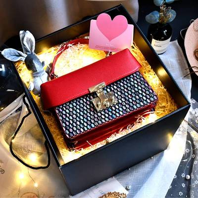 极速Large gift box empty boxy packaging box birthday gift bo