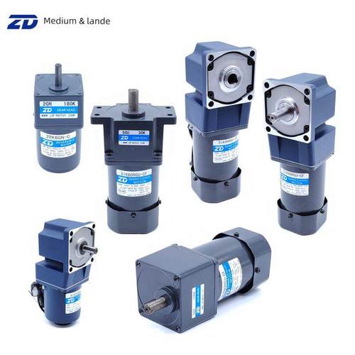 Zd大中型电机6W-250W交流调速电机减速电机3 -750比可选准备在几