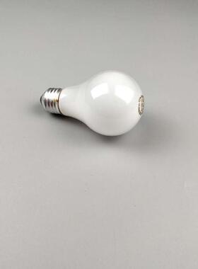 乳白色柔光钨丝灯40W60We27学习写字台台灯不伤眼睛磨砂黄灯可调