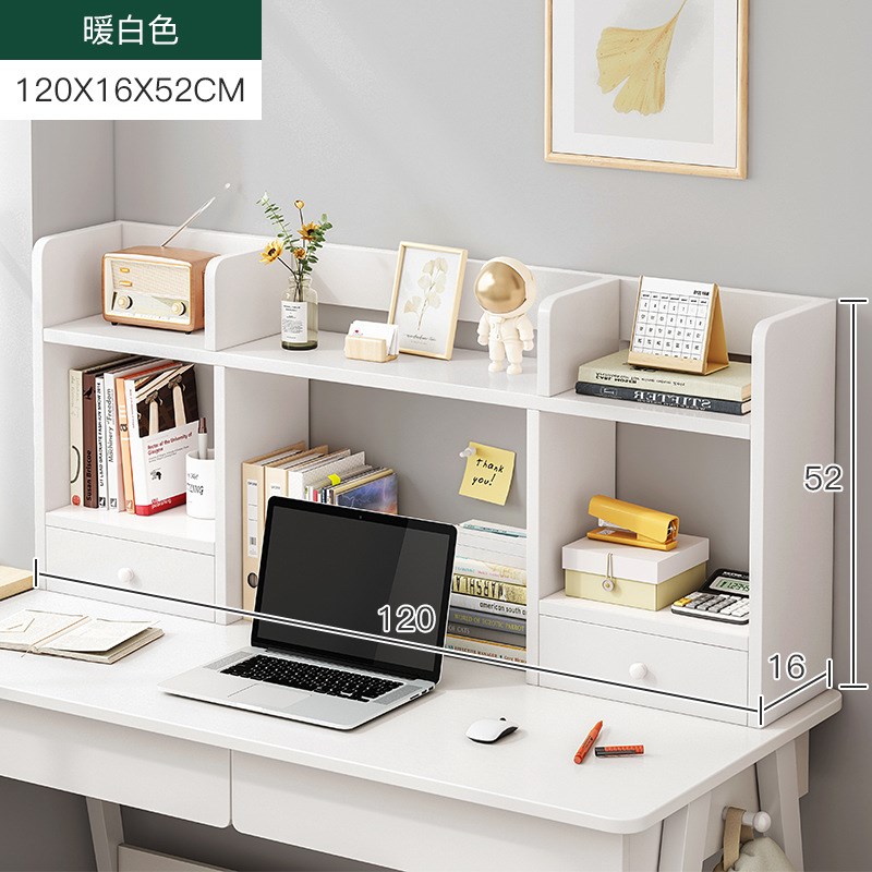 书桌上的书架儿童学习桌桌上收纳架桌面置物N架小型办公桌多层架