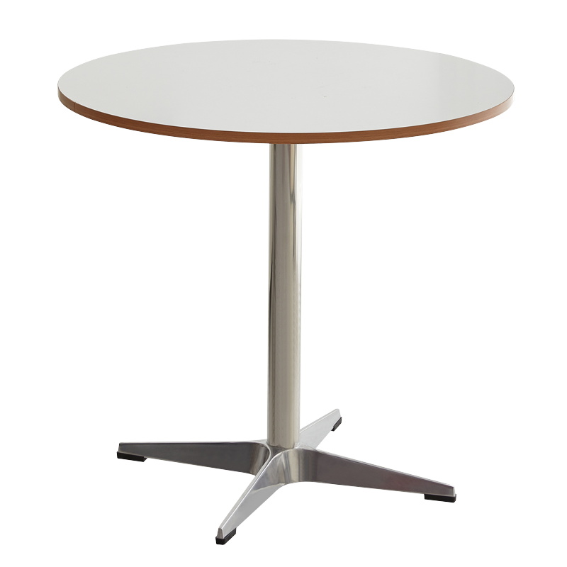 网红伊姆斯餐桌家用小p户型圆桌设计师洽谈办公桌ins中古咖啡桌子