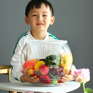 特大号水培植物玻璃瓶透明水养绿萝花瓶花盆圆形容器鱼缸器皿摆件