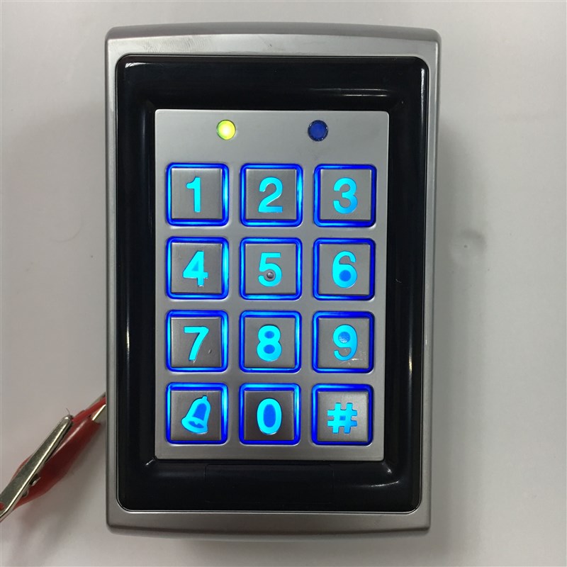 金属门禁机 EM一体机  ID密v码刷卡 7612  双继电器  自动门控制