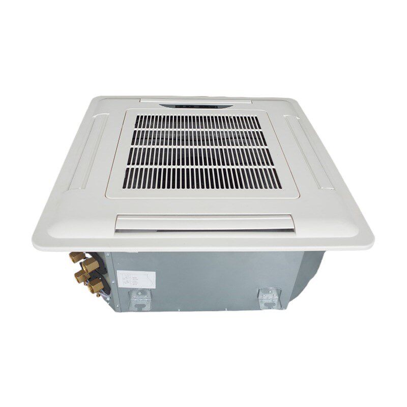 四管制天花机嵌入式卡式风机盘管吸吊顶式四面出风中央空调水冷暖