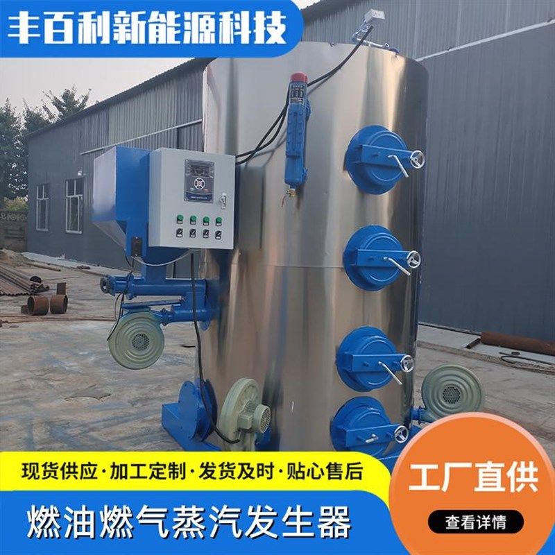 厂家商用燃油燃气蒸汽发生器一吨生物质颗粒蒸汽机厂房取暖专用