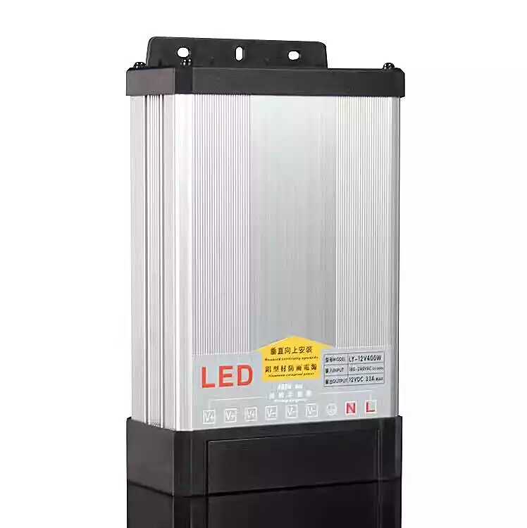 防雨LED电源2i4v16A400w开关电源DC24V护栏管洗墙灯线条灯变压器