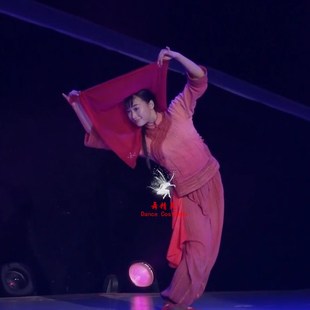 速发新款 一抹红出族舞蹈服九四青年五儿红高粱演民 桃李杯艺考服装