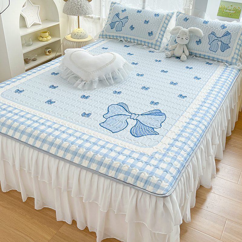 速发机洗A类乳胶凉席裙夏天可夏水季空调软席子床垫