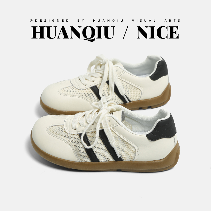 单网透气女鞋2025新款轻薄不闷脚