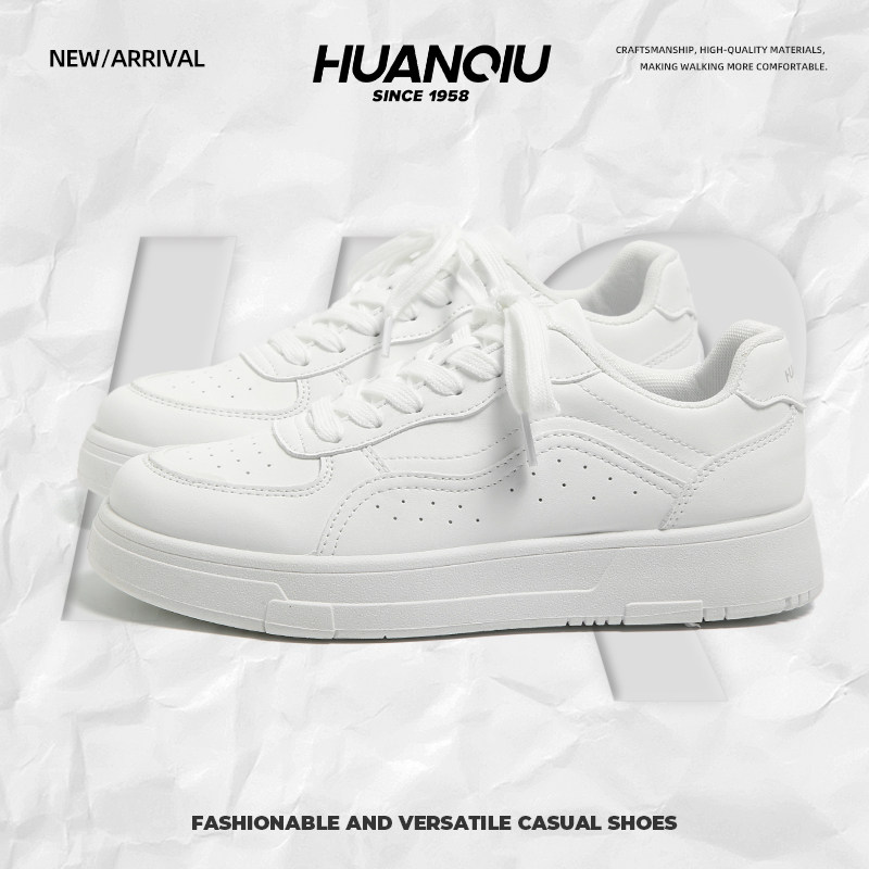 环球小白鞋男鞋2026春夏新款潮流学生百搭厚底休闲运动板鞋帆布鞋,流行男鞋,休闲板鞋,淘宝优惠券,粉丝福利购,淘宝优惠卷