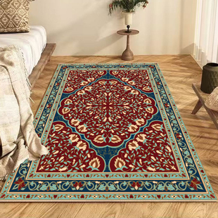 水晶绒复古民族风家用祈祷地毯加厚茶几客厅衣帽间卧室prayer mat