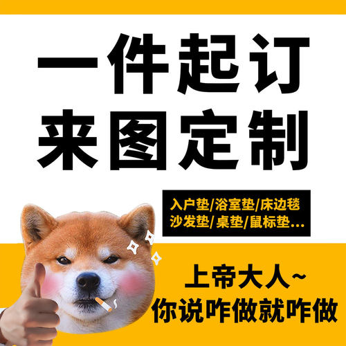 地垫地毯来图定制入户门垫logo