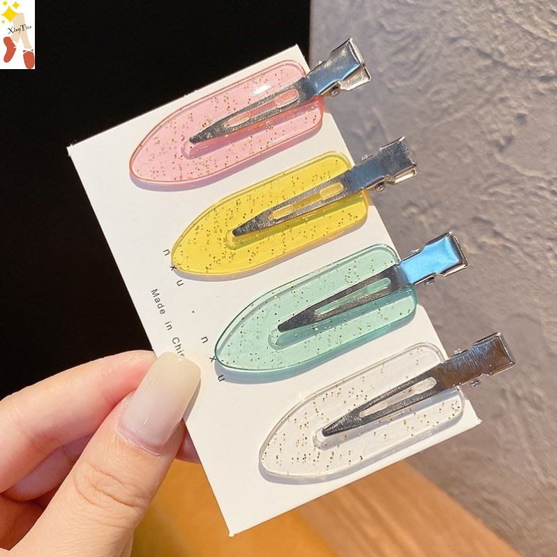 极速程晓玥同款发k夹网红气质heir发夹少女夏季前额浏海边夹鸭嘴