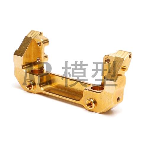 新品AXIAL SCXl10 三代 AX103007 黄铜舵机前置支架前防撞后车壳