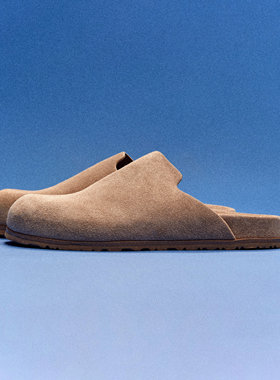 GLITTER FOCUS懒人一脚蹬厚底勃肯鞋半拖2025新款外穿包头穆勒鞋