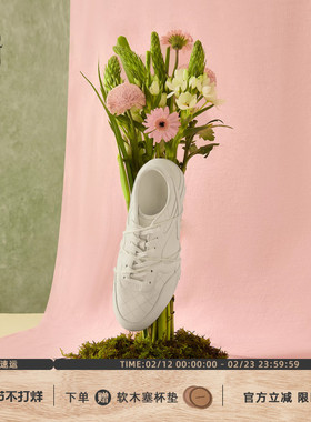 GLITTER FOCUS复古薄底鞋羊皮赛车鞋运动百搭小白鞋子休闲德训鞋