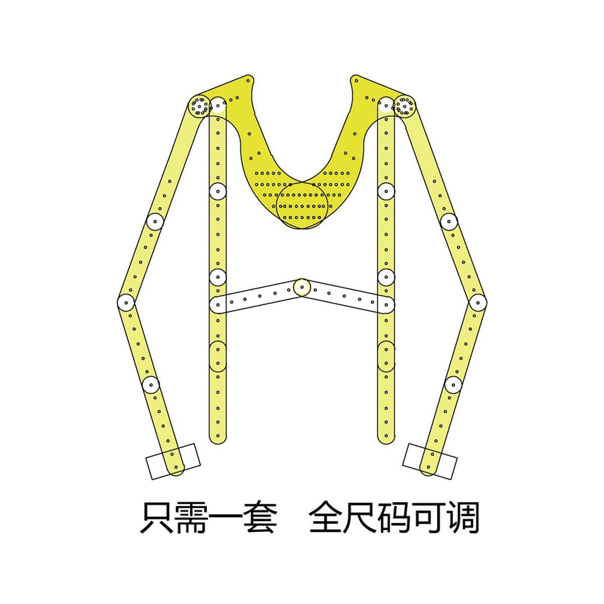 亚克力透明衣架白底图拍摄道具挂拍衣架服装拍摄隐形衣架拍照专用