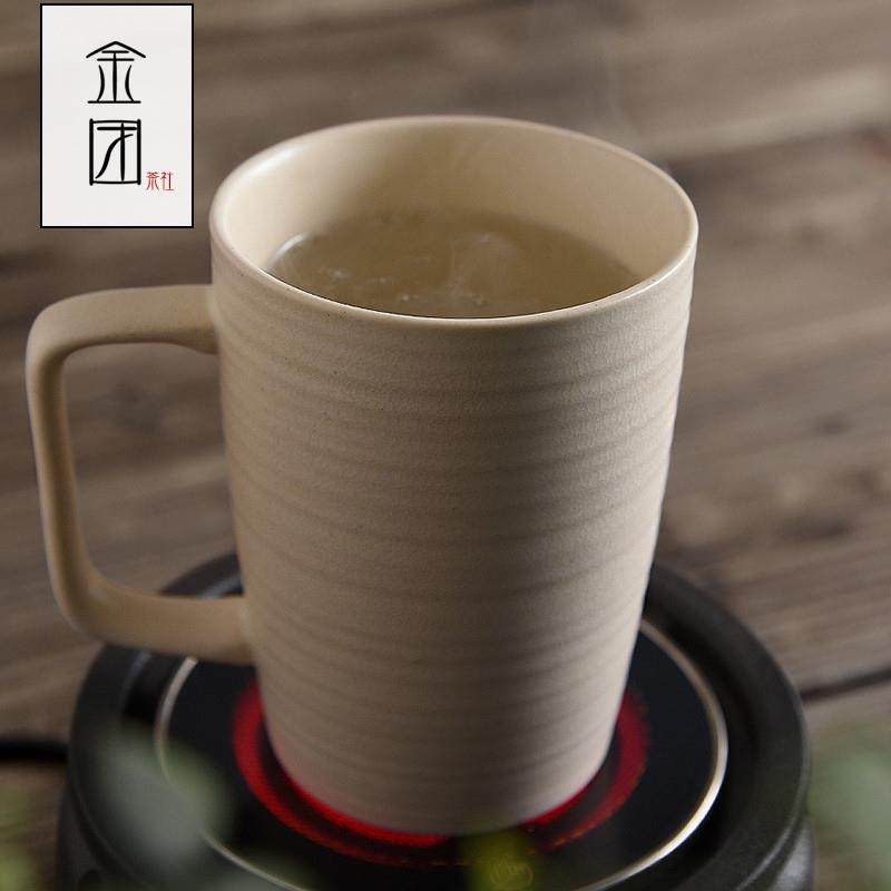 极速陶瓷茶杯马克杯带盖子过滤办公室汝窑喝水杯大容X量创意日式,餐饮具,建盏,淘宝优惠券,粉丝福利购,淘宝优惠卷