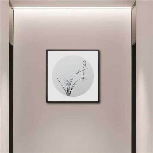 极速铜雕画《兰花》装饰画玄关沙发卧室书房新中式禅Y意墙画挂画,家居饰品,铜雕画,淘宝优惠券,粉丝福利购,淘宝优惠卷