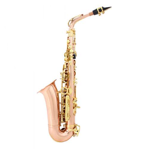 极速铜管乐器磷铜管体白贝壳按键降E调中音萨克斯 学R生初学Saxop