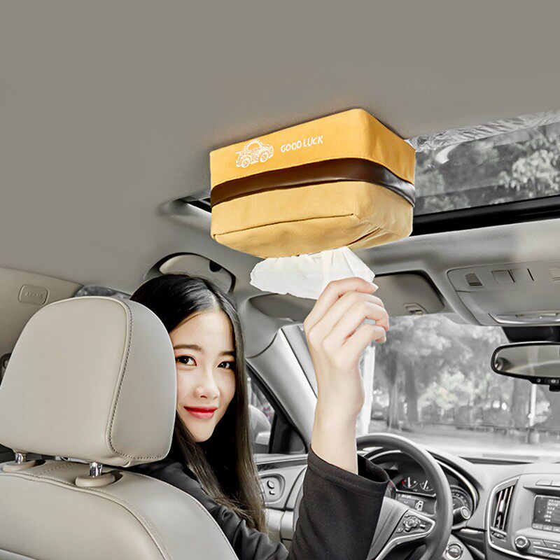 极速创意抽d纸盒挂式车载纸巾盒套车用遮阳板抽纸盒车内多功能汽