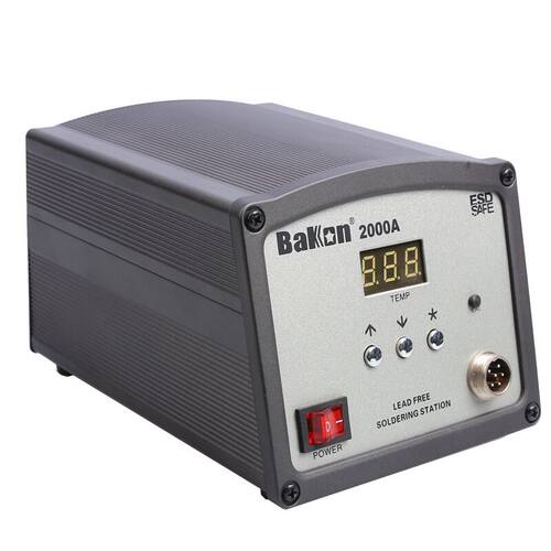 极速。白光BK2000高频涡v流焊台恒温可调温电烙铁防静电90W大功率