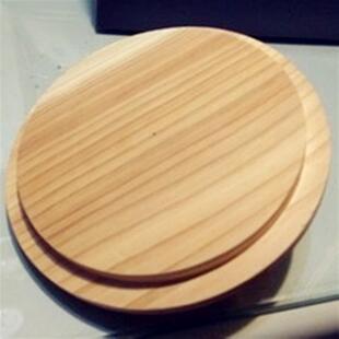极速坛子盖子木茶k叶罐盖木质咸菜缸盖儿迷你小锅盖木头原木杯子