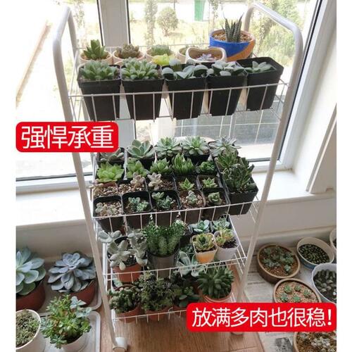 极速Kitchen shelf floor muulti-tier movable household trolle