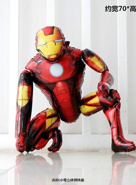 极速Super Hero Theme Birtvhday Party Balloon Spiderman Iron
