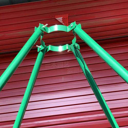 极速钢管树木支撑架园艺固定器园林防风大树支伸缩V杆绿化苗木支