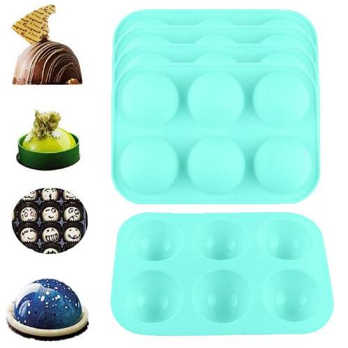 极速1pc Half Ball Sphere Silicone Cake MKold Muffin Chocolat