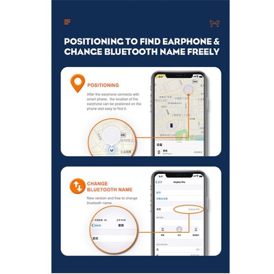 新品DOHKOd 3 Pro Tws Wireless Earphone  Air 3 Pressure Senso