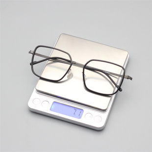 M Y大框眼镜超轻全框眼镜架7g无螺丝个性不夹脸不压鼻梁可配近视