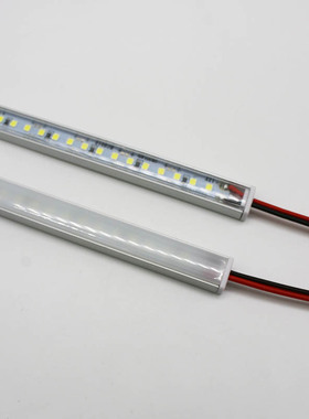 led灯带条12V24V超薄2x835灯芯超亮磁吸式超市货架展柜长条灯