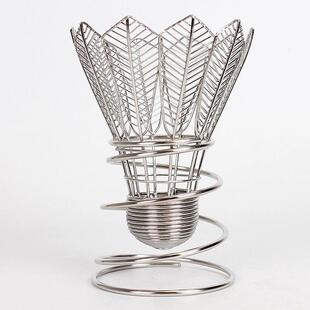 创意羽毛球笔筒手工艺品办公用品个性文具饰品家居摆件特色礼品