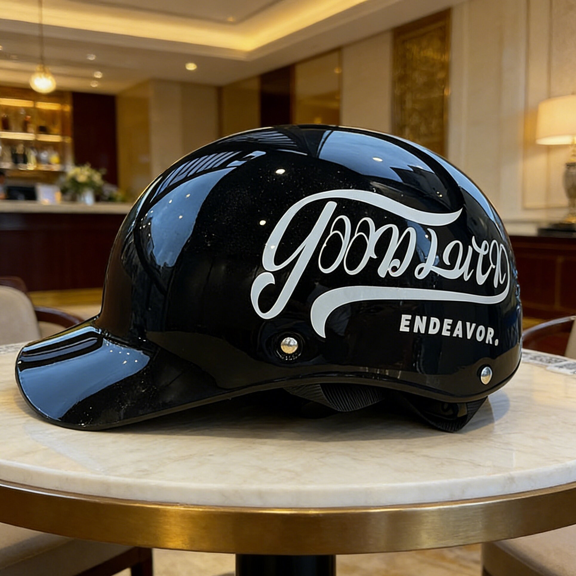 个性复古鸭舌帽电动摩托车头盔3C认证男女夏季防晒透气轻便安全帽