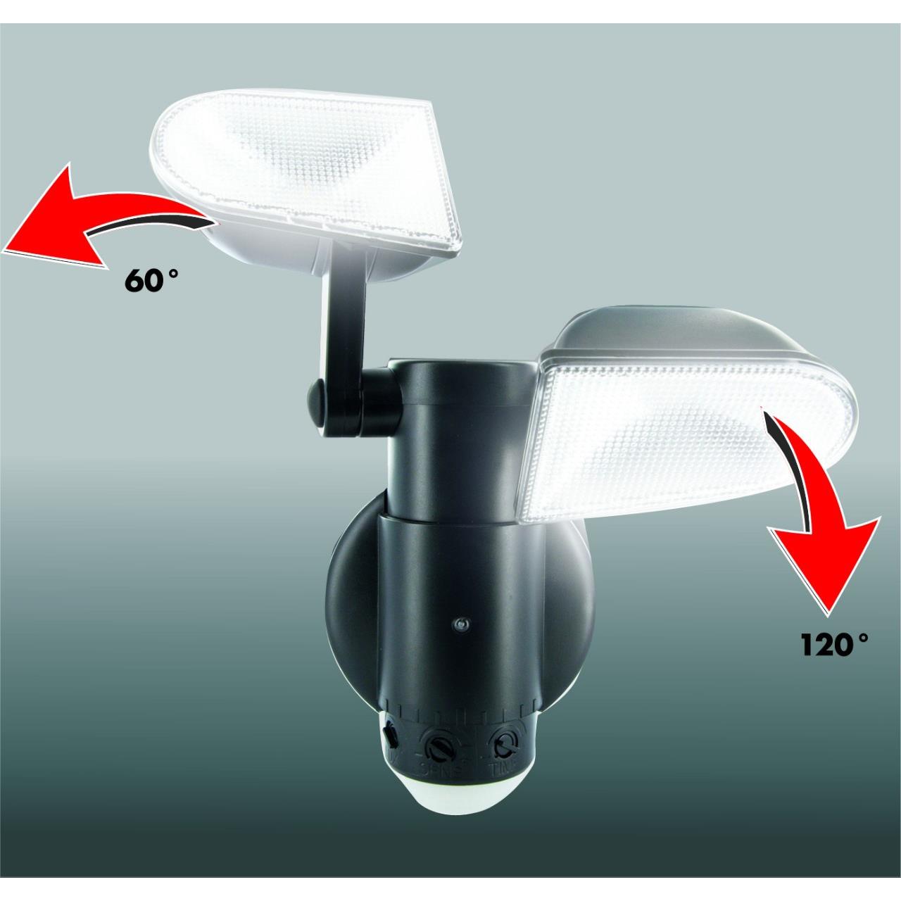 户外双头LED人体感应灯 阳台走廊过道楼梯智能自动人体灯