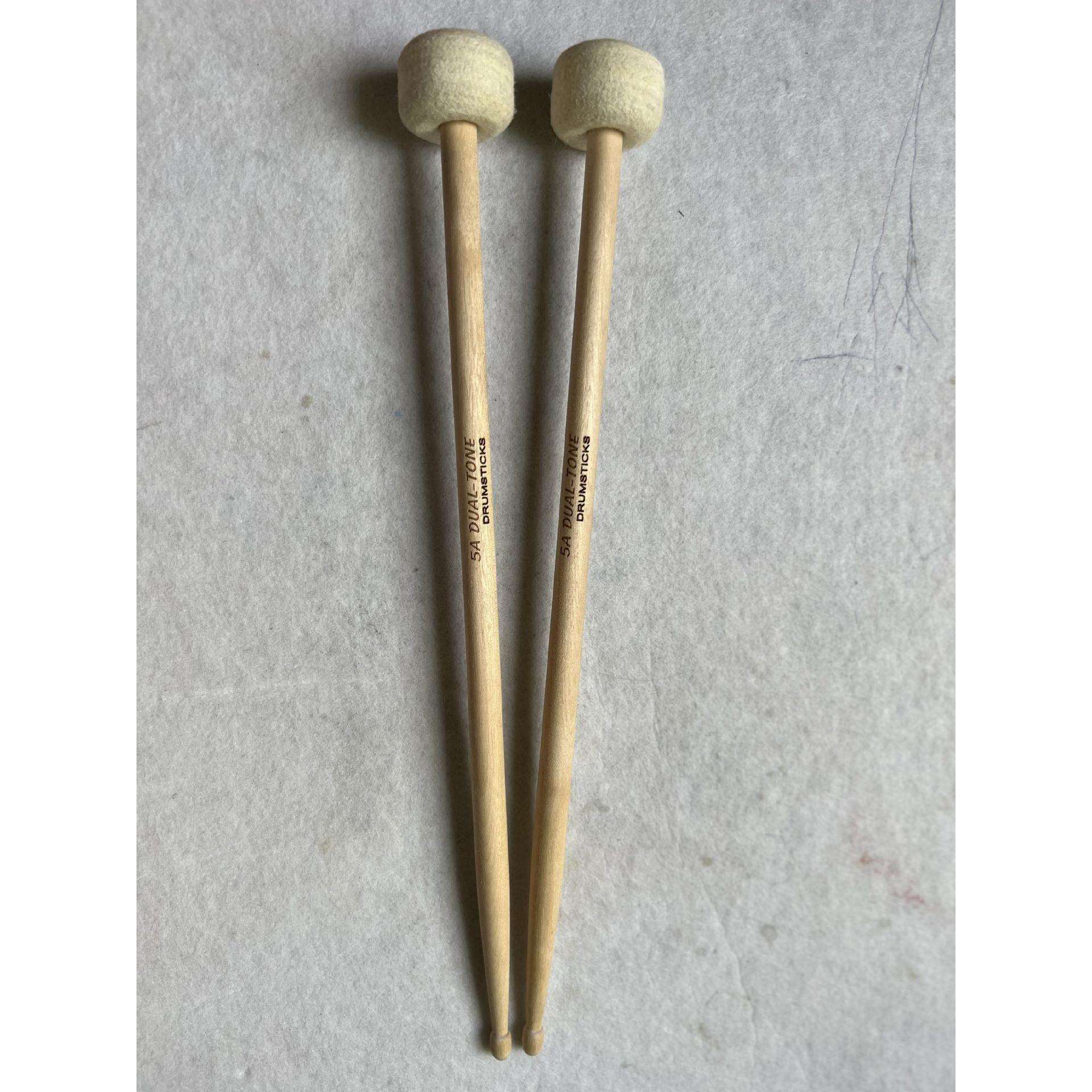 鼓棒毛毡头架子鼓双头鼓槌5ADSM爵士鼓锤镲片槌定音槌