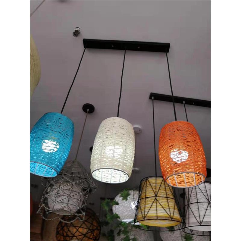 台安县岫岩满族自治县东南亚吊灯创意藤编灯罩竹艺饭店装饰竹艺灯