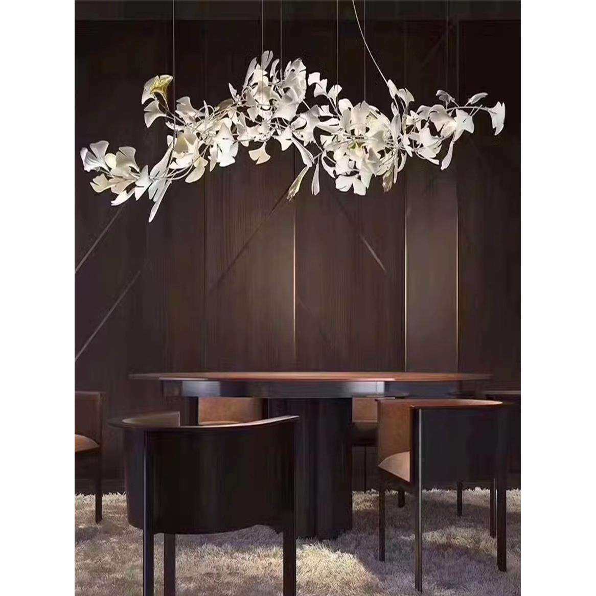 简约个性餐厅吧台吊灯艺术陶瓷设计师客厅别墅创意前台售楼部灯具