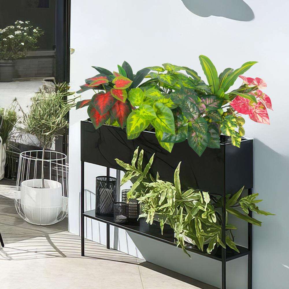 仿真绿植组合盆栽巴西木芋头室内景观装饰假绿植花箱花槽造景组合