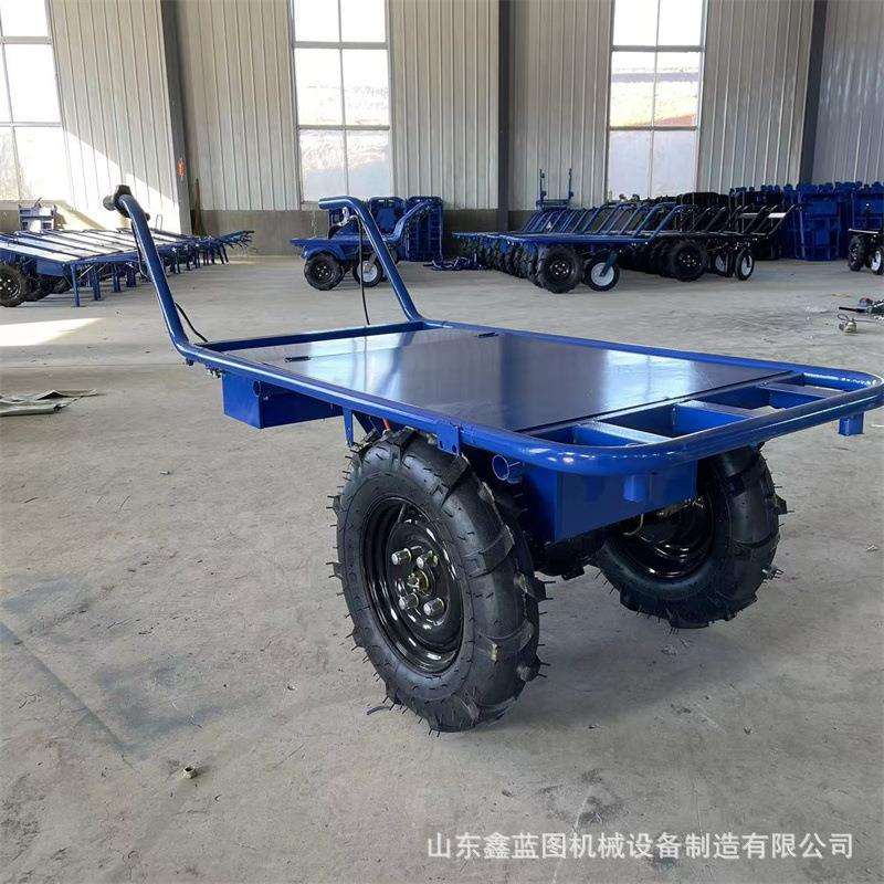 厂家直销多用途电动三轮四轮手推车 果园爬坡养殖种植平板车